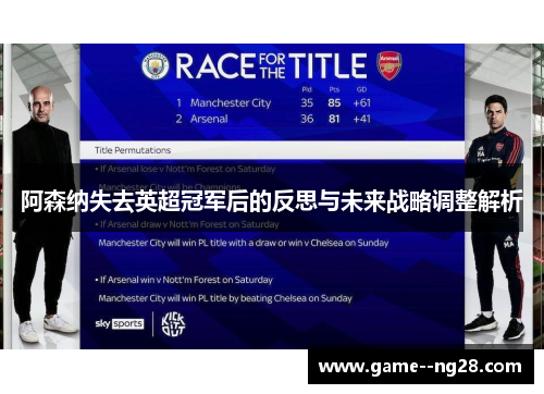 阿森纳失去英超冠军后的反思与未来战略调整解析